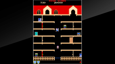 Arcade Archives: Mappy - Screenshot - Gameplay (World) - 1920x1080