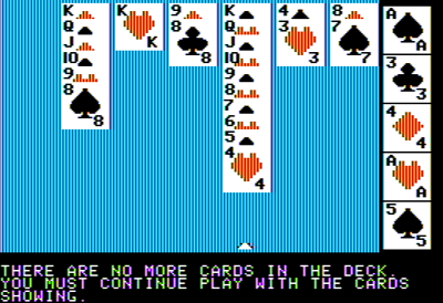 Solitaire - Screenshot - Game Over (North America) - 560x384