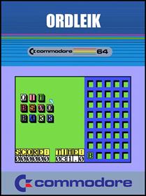 Ordleik - Fanart - Box - Front (null) - 798x1072