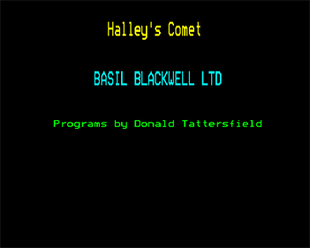 Halley's Comet - Screenshot - Game Title (null) - 640x512