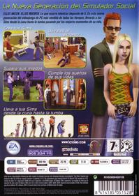 The Sims 2 - Box - Back (Spain) - 1512x2135