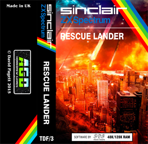 Rescue Lander - Fanart - Box - Front (Europe) - 1230x1200