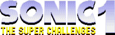Sonic 1: The Super Challenges - Clear Logo (United States) - 670x207