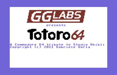 Totoro 64 - Screenshot - Game Title (null) - 384x247