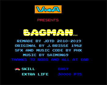 Bagman - Screenshot - Game Title (World) - 320x256