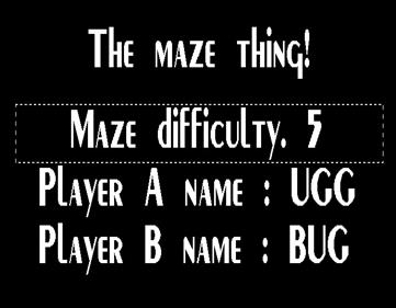 The Maze Things! - Screenshot - Game Title (null) - 690x536