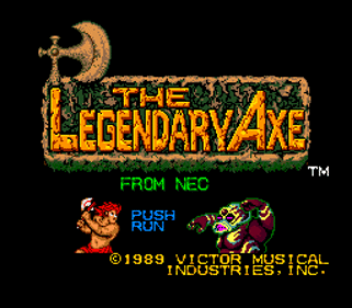 The Legendary Axe - Screenshot - Game Title (null) - 256x224