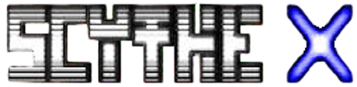 Scythe X - Clear Logo (World) - 254x62