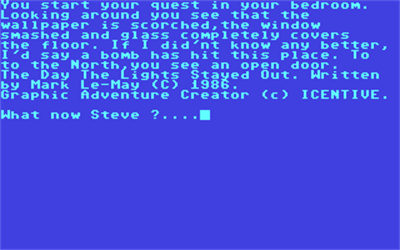 The Day the Lights Stayed Out - Screenshot - Gameplay (null) - 320x200