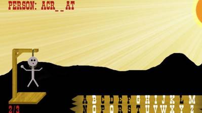 Hang 'em High: A Hangman Game - Screenshot - Gameplay (World) - 1000x562