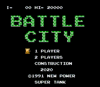 Battle City III - Screenshot - Game Title (World) - 256x224
