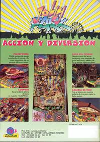 Jolly Park - Advertisement Flyer - Back (Spain) - 1024x1442