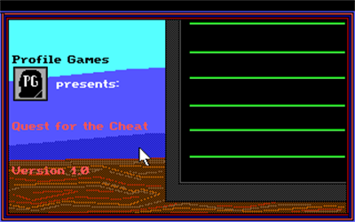 The Quest for the Cheat - Screenshot - Game Title (null) - 320x200
