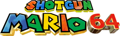 Shotgun Mario 64 - Clear Logo (World) - 512x157