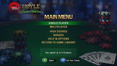 Hoyle Texas Hold 'em - Screenshot - Game Select (World) - 1000x562