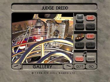Judge Dredd Pinball - Screenshot - Game Select (null) - 640x480