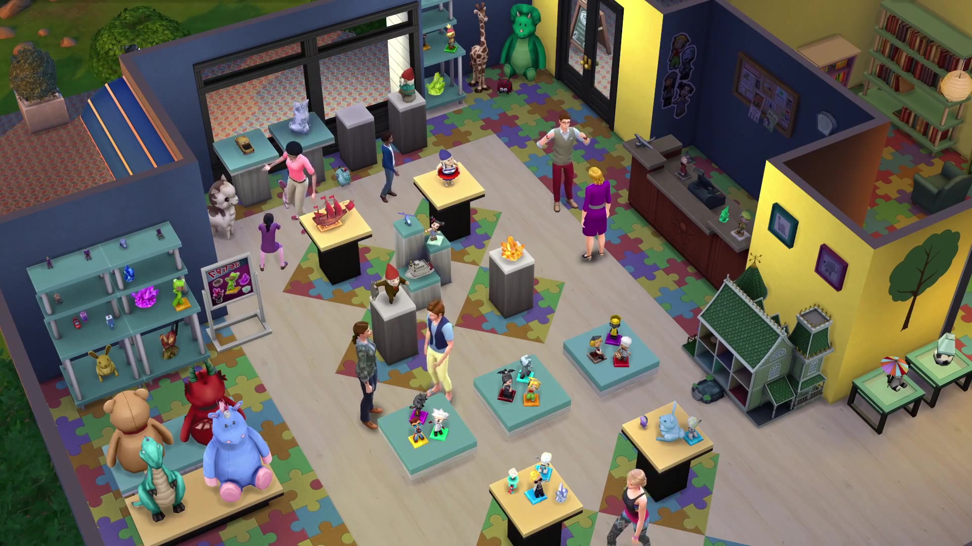 Illustration of The Sims 4: Get to Work