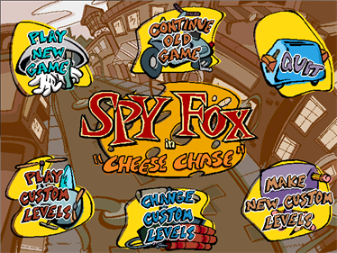 Spy Fox in: Cheese Chase - Screenshot - Game Title (United States) - 638x479