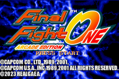 Final Fight One: Arcade Edition - Screenshot - Game Title (null) - 240x160