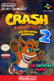 Crash Bandicoot and the Retro Dimension 2: The Crystal Hunt - Fanart - Box - Front (null) - 600x900