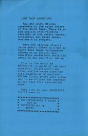Lost Ship Adventure - Box - Back (North America) - 517x800