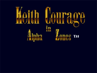 Keith Courage in Alpha Zones - Screenshot - Game Title (North America) - 640x480