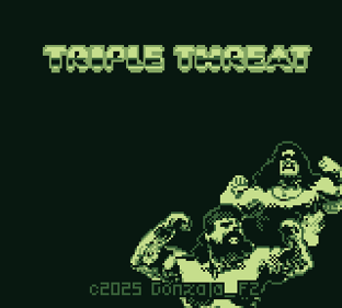 Triple Threat Terror: Part I - Screenshot - Game Title (World) - 320x288