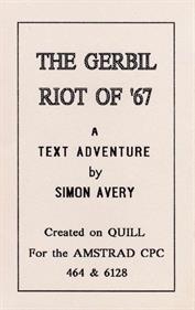 The Gerbil Riot of '67 - Box - Front (Europe) - 376x595