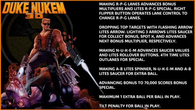 Duke Nukem 3D - Arcade - Controls Information (null) - 2313x1301