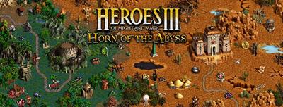 Heroes of Might and Magic III: Horn of the Abyss - Arcade - Marquee (World) - 1087x414
