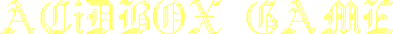 Acidbox Game - Clear Logo (null) - 832x72
