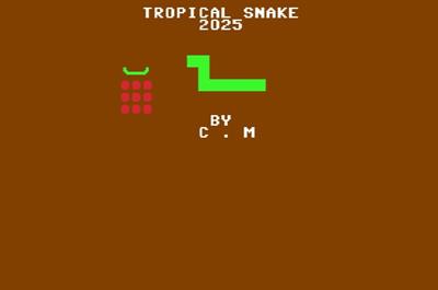 Tropical Snake - Screenshot - Game Title (World) - 584x388