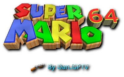 Shotgun Mario 64 - Clear Logo (World) - 535x331