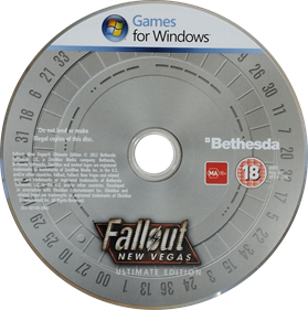 Fallout: New Vegas: Ultimate Edition - Disc (World) - 1302x1311