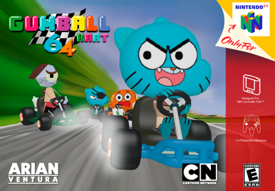 Gumball Kart 64 - Box - Front (North America) - 5376x3750