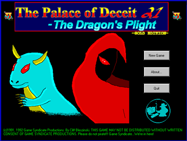The Palace of Deceit: The Dragon's Plight - Screenshot - Game Title (null) - 640x480