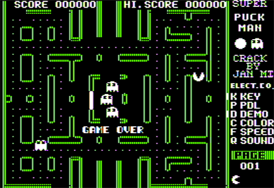 Super Puckman - Screenshot - Game Over (null) - 560x384
