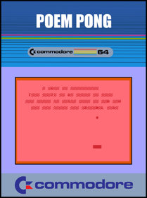 Poem Pong - Fanart - Box - Front (null) - 798x1072