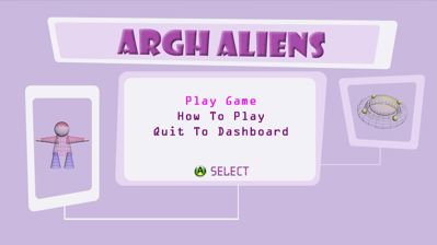 Argh Aliens - Screenshot - Game Select (World) - 1000x562
