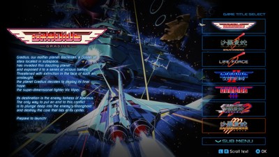 GRADIUS ORIGINS - Screenshot - Game Select (null) - 1280x720