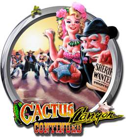 Cactus Canyon Continued - Fanart - Cart - Front (World) - 893x975