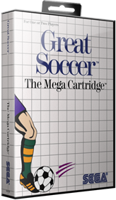 Great Soccer: The Mega Cartridge - Box - 3D (North America) - 423x721