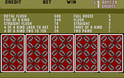 Bad Dog Poker - Screenshot - Game Title (null) - 640x401