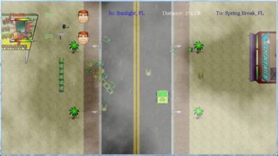 Spring Break in Zombie USA - Screenshot - Gameplay (World) - 1000x562