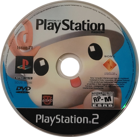 Official U.S. PlayStation Magazine Demo Disc 71 - Disc (North America) - 500x494