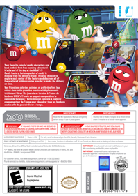 M&M's Adventure - Box - Back (North America) - 482x680