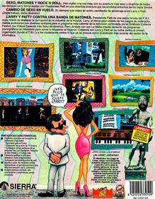Leisure Suit Larry 5: Passionate Patti Does a Little Undercover Work - Box - Back (Spain) - 2000x2555
