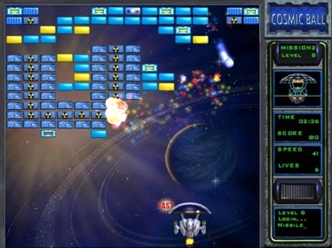 Cosmic Ball - Screenshot - Gameplay (World) - 640x480