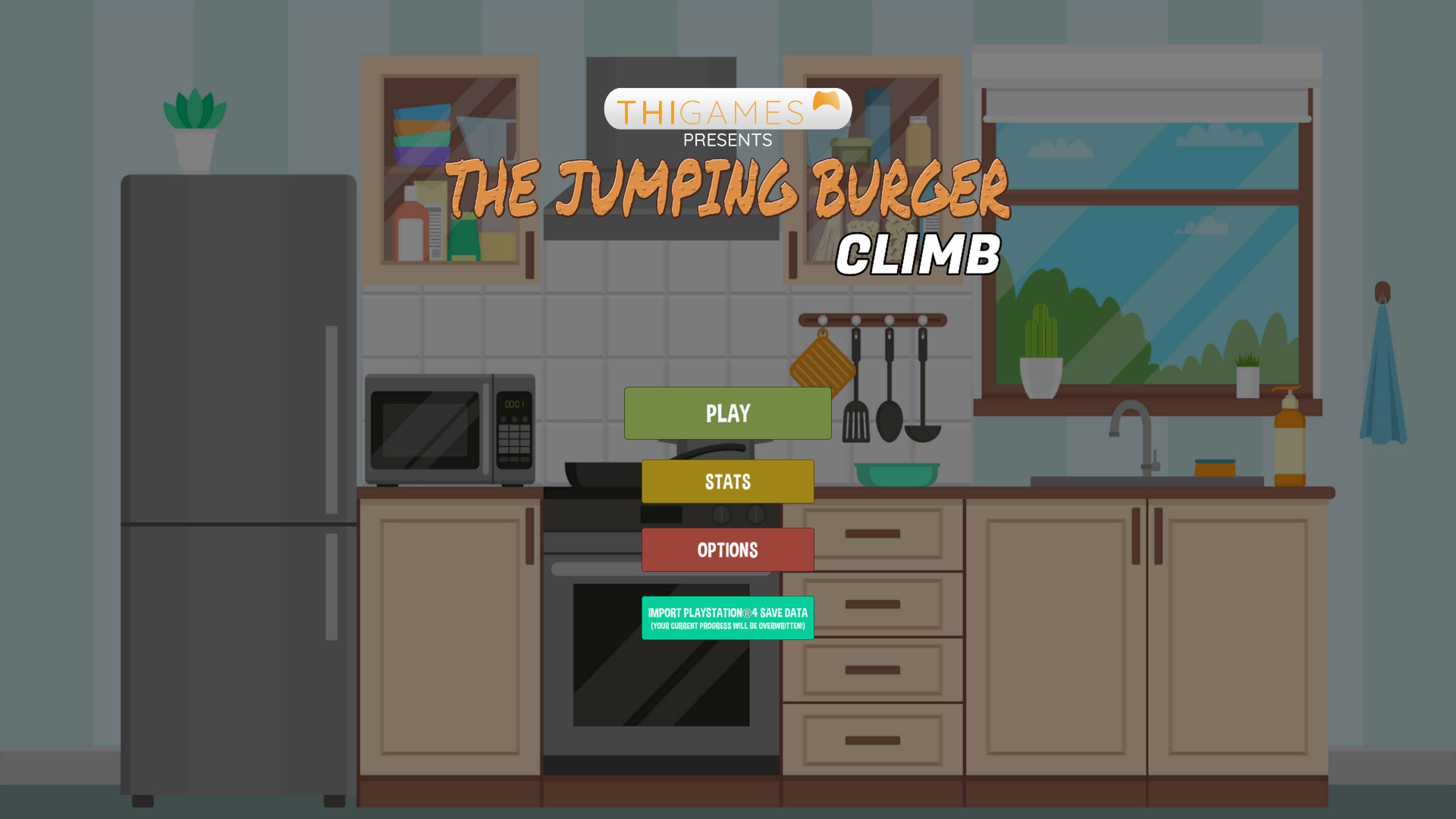 Illustration of The Jumping Burger Climb