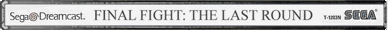 Final Fight: The Last Round (DreamCast Edition) - Banner (World) - 853x66